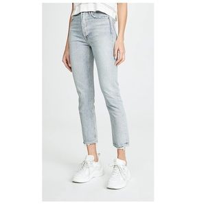 AGOLDE Riley High Rise Straight Crop Jean